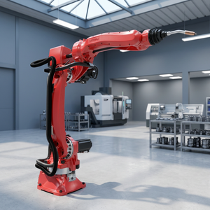 Brazo de robot pequeño CE con muñeca hueca para automatización industrial para manejo de soldadura por arco sistema de visión de flexión 18kg de carga útil - Product Image 3