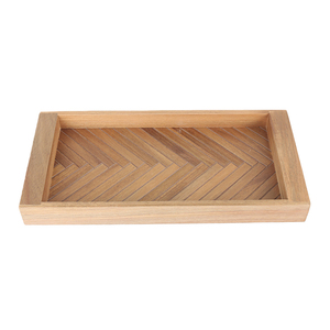 Huina Moderne Différentes Tailles Grands Plateaux De Service En Bois En Bois D'acacia Personnalisable Couleur Rectangle Forme Usine En Gros - Product Image 1
