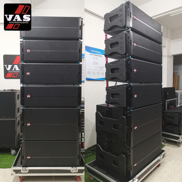 LA-5 Dual 10 Inch 2 Way Line Array Dj Speaker Sound System Outdoor Professional Line Array Set