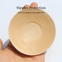 Dongguan Chuangyan Cache-tétons et protections personnalisés invisibles noirs couleur chair, cache-tétons réutilisables pour femmes, vente en gros