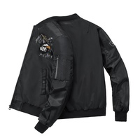 Blouson aviateur décontracté OEM pour homme, coupe ajustée, col montant, style coréen, imperméable et léger, idéal pour le streetwear quotidien et les activités sportives en extérieur
