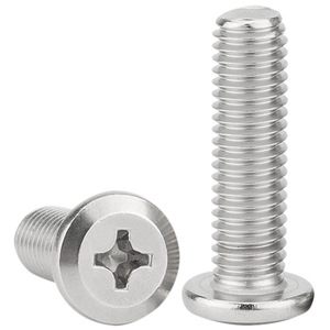 Flat Head Beveled Phillips Machine Screws M3 M4 M5 M6 M8 M10 Metric Carbon Steel Grade A Construction Use - Product Image 1