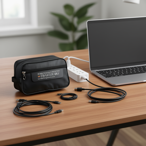 Bolsa de almacenamiento digital Db para teléfono móvil, accesorio de gestión de cables dobles, estuche rectangular portátil de PVC - Product Image 2