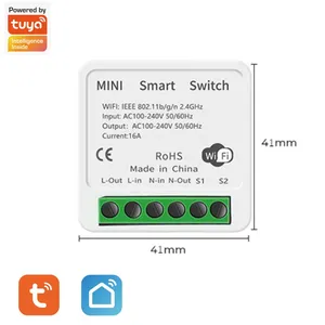 Modul saklar Mini Wifi sakelar lampu kendali jarak jauh modul Router Wifi pintar elektrik