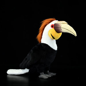 Peluche Personalizado de Pájaro Cogollero, Juguete de Peluche de Animal, Muñeco Adorable para Parque Temático de Selva o Safari, Fabricación Personalizada OEM ODM - Product Image 1