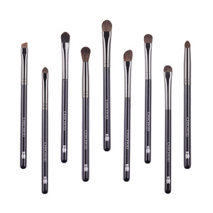 Chichodo Makeup Brush Set 9Pcs Natural Horsehair <b>Eye</b> <b>Shadow</b> Blending Brushes Plastic Handle Round Shape - Product Image 4