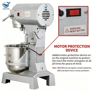 Mélangeur Planétaire Industriel Électrique Double Puissance 30L/5kg pour Pâtisserie, Boulangerie et Aliments – Batteur Centrifuge pour Pâte et Œufs - Product Image 4