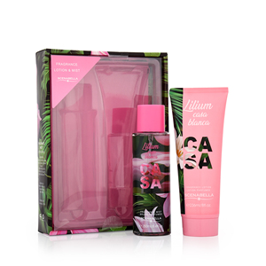 Custom Pink Wrap Perfume Set de regalo Perfume de las mujeres Body Spray y crema corporal - Product Image 5