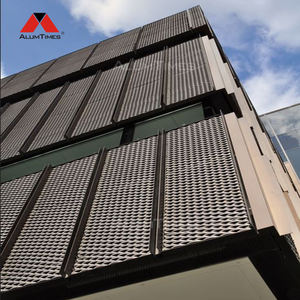 Panneaux de façade <span class=keywords><strong>en</strong></span> maille d'aluminium architecturaux personnalisés, système de mur-rideau décoratif pour l'extérieur des bâtiments - Product Image 1