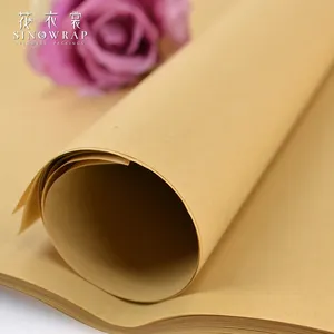 SINOWRAP Recyclable Supplies Solid Color Flower Bouquet Wrapping Paper Packaging