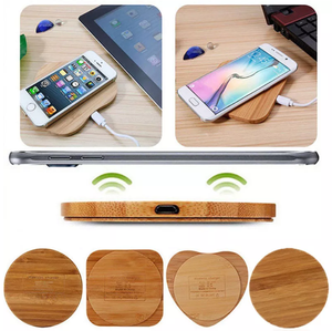 الخيزران محطة شحن مخصص الهاتف الذكي المحمول سليم ساحة لوحة خشبية تشى 15 10 20 30 35 واط الخشب اللاسلكية شواحن لوحات - Product Image 5