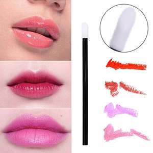Brocha de labios desechable Beiqili, venta al por mayor, aplicador de brillo de labios, herramientas de brocha de maquillaje, solo <span class=keywords><strong>Lippen</strong></span> Lippenbalsam Lippenstift - Product Image 4