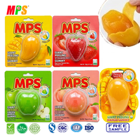 Reuze Afpelbare Gummy Innovatieve Grote Afpelbare Mango Gummy Interactieve Fruit Snoepervaring