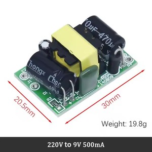 Precisão 9v500ma ultra pequeno Switching Power Module Bare Board / Built-in Industrial Power Supply / 9V Switching Power Supply - Product Image 4