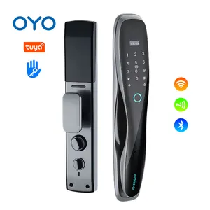 OYO personalizar fabricante tarjeta contraseña huella digital bloqueo Control remoto precio competitivo seguridad inteligente Android cerradura de puerta