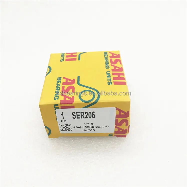 Japan ASAHI insert bearing SER-204 SER205 SER206 SER207 SER208 SER-206 SER206-20 Bearings for Housings