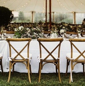 Chaise de banquet de <span class=keywords><strong>mariage</strong></span> empilable en bois d'hôtel de restaurant de meubles commerciaux extérieurs - Product Image 1