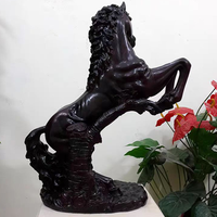Moules en ciment pour statues de chevaux de grande taille pour parcs et jardins, moules à tête de cheval en béton pour la création de sculptures
