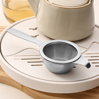 Harmony Mini Tamis à Matcha 2,2 pouces, en Acier Inoxydable à Maille Fine 30, Écologique, Portable, pour Voyage, Ensemble de Passoires à Thé et Cocktails, Base pour la Maison
