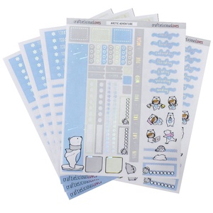 Custom Holographic Foil Kiss Cut Sticker Sheet, Personalized Planner &amp; Journal Decorative Stickers, Low MOQ <strong>Journaling</strong> <strong>Supplies</strong> - Product Image 2