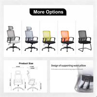 Chaise de bureau ergonomique en maille pour ordinateur, design de mobilier, prix usine Kabel Executive
