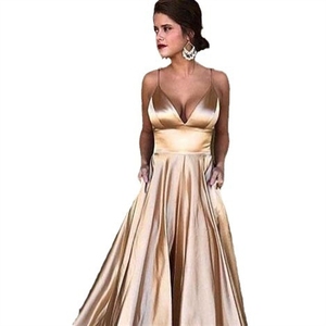 2024 primavera estate europa <span class=keywords><strong>e</strong></span> commercio estero degli stati uniti nuovo abito da donna Sexy con scollo a V da sera - Product Image 5