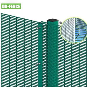 Chinese Manufacturer of 358 Welded Wire Anti Climb Mesh Metal Security Fencing for Airport Prison Jails Border Protection