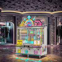 Machine à griffes pour deux joueurs, équipement d'amusement d'arcade intérieur, attrape-cadeaux en métal et plastique, avec garantie d'un an