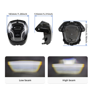 Phare <span class=keywords><strong>auxiliaire</strong></span> <span class=keywords><strong>de</strong></span> moto super lumineux à coque extérieure épaissie, facile à utiliser, longue durée <span class=keywords><strong>de</strong></span> <span class=keywords><strong>vie</strong></span>, 1,33 A - Product Image 2