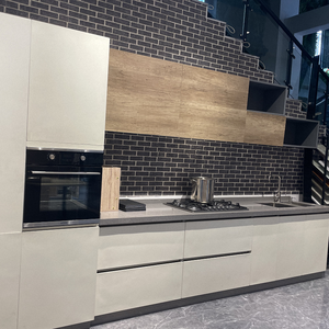 Meubles <span class=keywords><strong>de</strong></span> cuisine <span class=keywords><strong>de</strong></span> luxe au design moderne en acier inoxydable, îlot intelligent pour villas, accessoires <span class=keywords><strong>de</strong></span> charnières <span class=keywords><strong>de</strong></span> porte en acrylique - Product Image 3