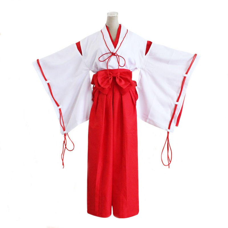 Venta caliente Halloween japonés Cosplay Anime disfraz Inuyasha sacerdotisa  Kikyo Cosplay ropa Kimono japonés en Stock