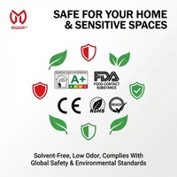 INGADA MS 500A Adhésif scellant professionnel pour cuisine, salle de bain et construction - Sans produits toxiques, faible odeur, anti-moisissure, haute élasticité V2.0