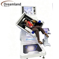 Dreamland 9D VR, Simulador de Vuelo con Rotación de 360°, Máquina de Juego de Montaña Rusa VR, Equipo de Parque de Atracciones de Realidad Virtual