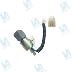 12V New Stop Solenoid SA-5176-12 1756ES-12SUC5B1S5 Fuel Shutoff Solenoid For Kubota D722 D902 Z482 Engine Diesel Replace Parts