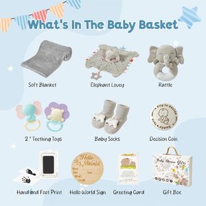 Set de Regalo Perfecto para Bebés 2024, para Niños y Niñas, Regalos para Revelación de Género de Recién Nacidos, Cesta de Regalos Personalizada al por Mayor para Baby Shower - Product Image 3