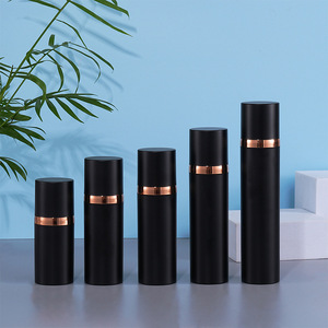 Botella sin aire de oro rosa negro de lujo de gama alta 30ml 50ml 100mL loción cosmética suero crema botella de bomba de aceite de limpieza - Product Image 5