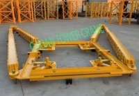 Grue de chantier QTZ315(TC7040) Grande capacité de charge 16t, longueur de flèche 70m 60m pour la construction, les mines, les ponts, les usines, les ports maritimes