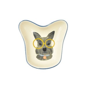 Assiette en <span class=keywords><strong>porcelaine</strong></span> émaillée mignonne, compatible micro-ondes, en forme <span class=keywords><strong>de</strong></span> chien <span class=keywords><strong>de</strong></span> dessin animé, pour friandises et assaisonnements pour chiens - Product Image 5