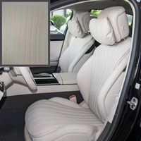 Siège de voiture en cuir PVC PU TPU, pièce centrale, embossé, trous respirants, imperméable, résistant à l'abrasion, éponge, meubles, chaise
