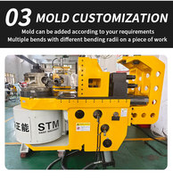 Dobladora automática de tubos STM, máquina dobladora de tubos Cnc, máquina dobladora de tubos
