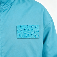 Étiquette en cuir véritable gaufrée personnalisée, couleur vive, pour vêtements, étiquette de jean à coudre, accessoires de confection, vente en gros, usine OEM