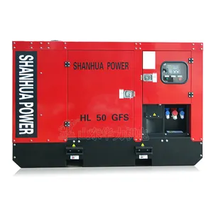 เครื่องกำเนิดไฟฟ้าดีเซล Cummins ยี่ห้อ50 Kva 40 Kw ชุดเครื่องกำเนิดไฟฟ้าดีเซลเงียบ