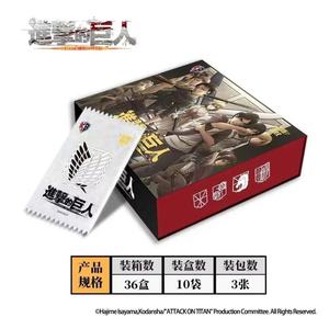 Cartes de jeu TCG rares de la collection Eren Yeager de l'anime japonais Attack on <span class=keywords><strong>Titan</strong></span>, cartes Ackerman - Product Image 2
