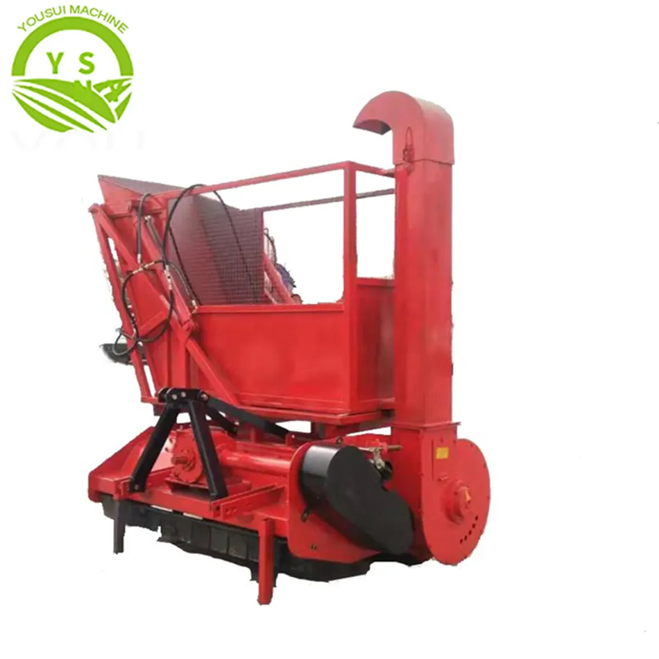 Tractor PTO driven corn grass cotton stalk cutter silage forage harvester