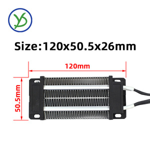 YD 12 ~ 220V 300W PTC chauffage oeuf incubateur <span class=keywords><strong>Thermostat</strong></span> équipement de chauffage réchauffeur d'air 120*50*26mm PTC élément chauffant en céramique <span class=keywords><strong>Thermostat</strong></span> - Product Image 2