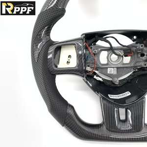 Volant de course en fibre de carbone RPPF LED compatible avec <span class=keywords><strong>Dodge</strong></span> <span class=keywords><strong>Charger</strong></span> 2011-2014 - Product Image 5