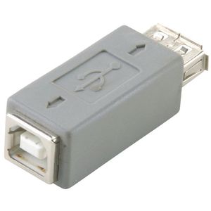 Adaptateur USB A vers B Bandridge, femelle vers femelle, gris, pour transfert de données et connexion d'appareils - Product Image 2