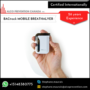 Alco Prevention Canada BACtrack Alcoholímetro Móvil Digital con Puerto USB - Product Image 5