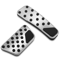 Ensemble de pédales de performance en aluminium antidérapant pour pédales d'accélérateur et de frein de remplacement pour Dodge Challenger