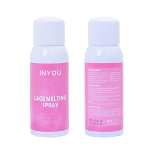 Custom Logo Glueless Adhesive Lace Front Bond Glue Daily Temporary Extreme Hold Frontal Wig Melting Spray For Toupee Frontal